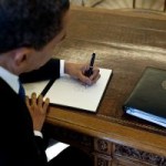 Obama left handed